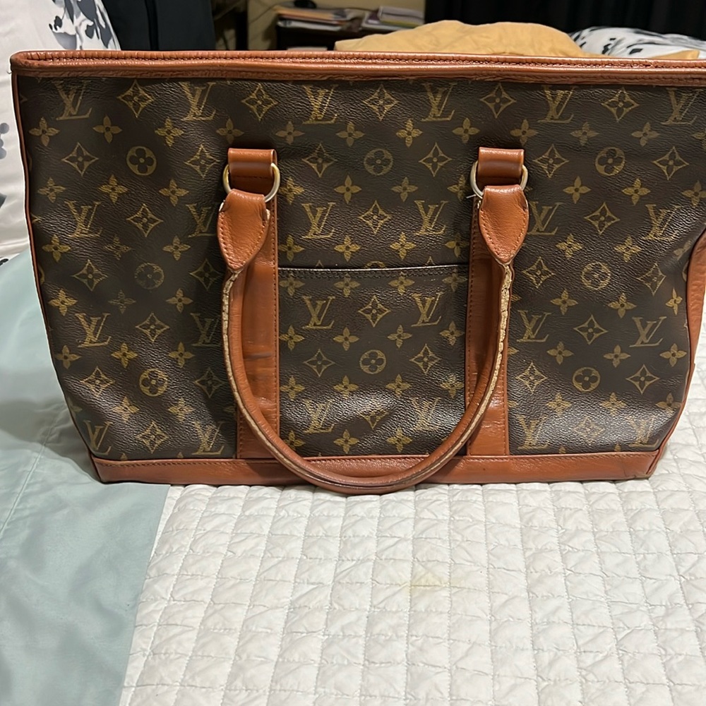AUTHENTIC VINTAGE LOUIS VUITTON LARGE TOTE